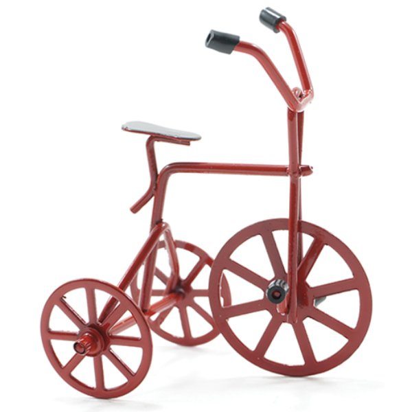 IM65340 Replacement Red Tricycle for Dollhouse Miniature