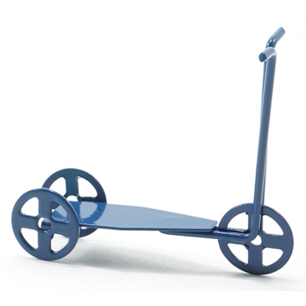 IM65653 Scooter for Dollhouse Miniature - Blue