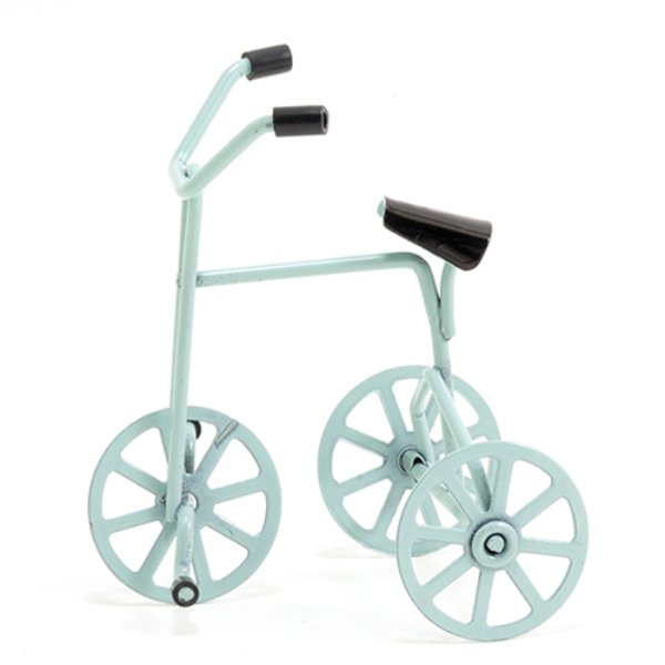 IM65709 Turquoise Tricycle for Dollhouse Miniature