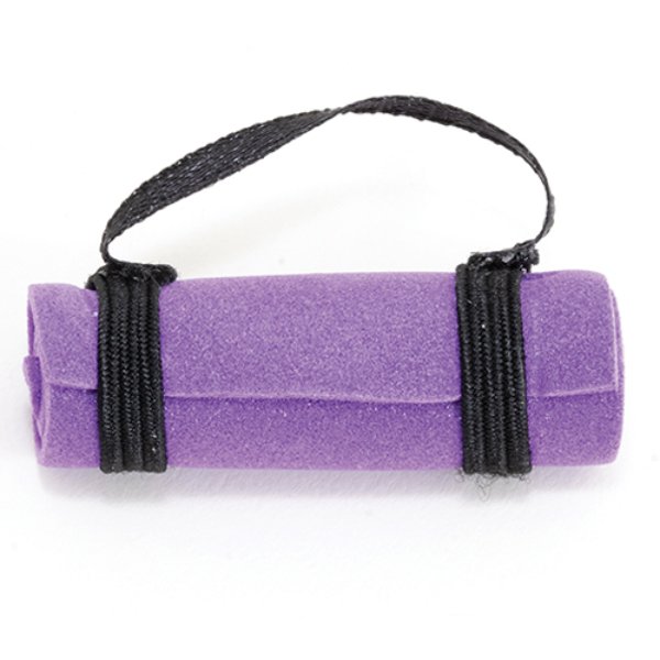 IM65711 Yoga Mat for Dollhouse Miniature - Purple