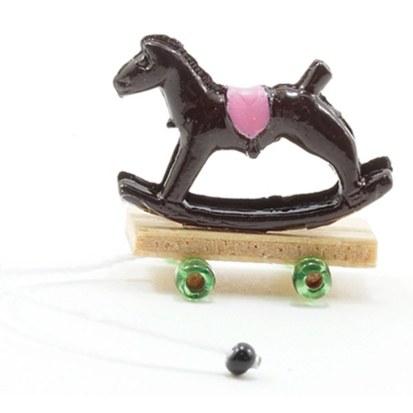 IM65920 Pull Toy Horse for Dollhouse Miniature