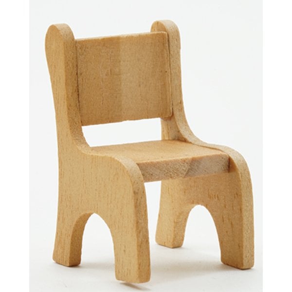 IM67006 Wood Chair for Dollhouse Miniature