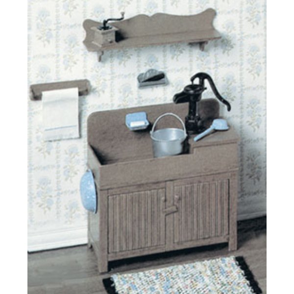 CB2117 F-310 Kitchen Sink Kit for Dollhouse Miniature