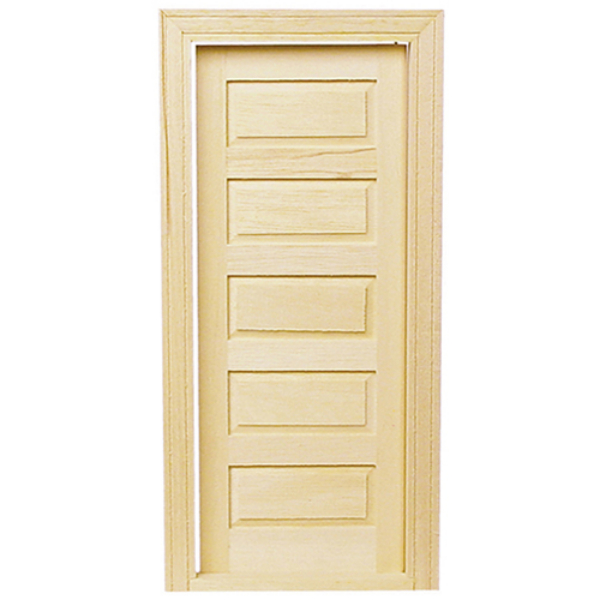 HW6021 3.43 x 7.18 in. 5-Panel Traditional Interior Door