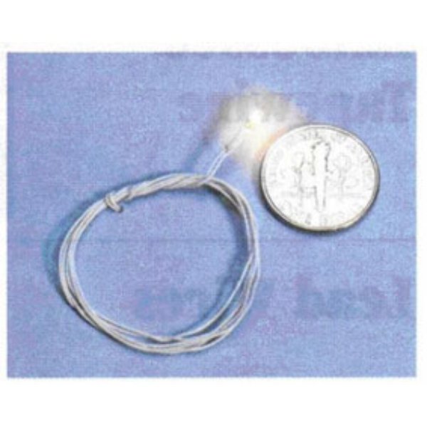 CK1010-11A 12V Micro-Flame Bulb with 12 in. Varnished Wire for Dollhouse Miniature