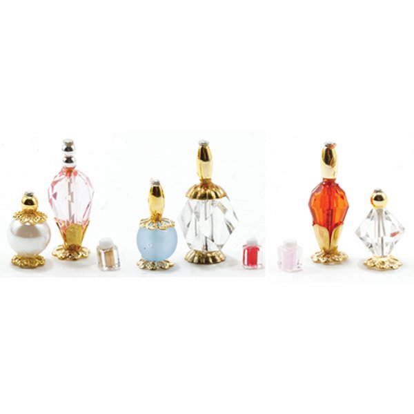 IM65036 Assorted Perfume Bottles for Dollhouse Miniature - Pack of 3