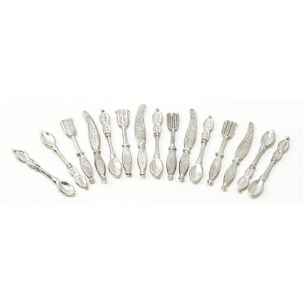 IM65175 Silverware for Dollhouse Miniature - Pack of 16