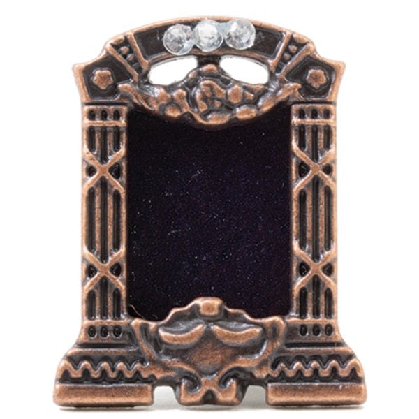 IM65342 Small Antique Bronze Picture Frame for Dollhouse Miniature