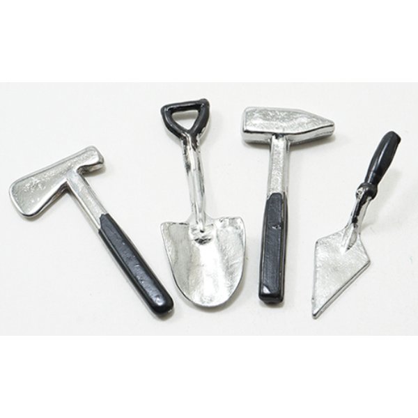 IM65379 Garden Tools for Dollhouse Miniature - 4 Piece