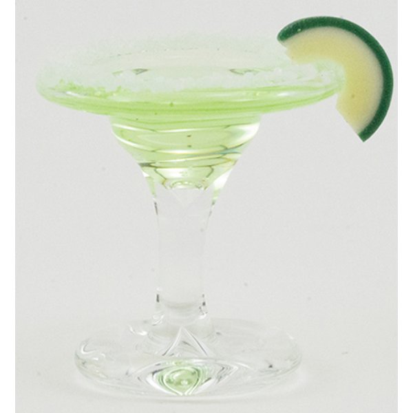 IM65634 Margarita with Lime Slice for Dollhouse Miniature