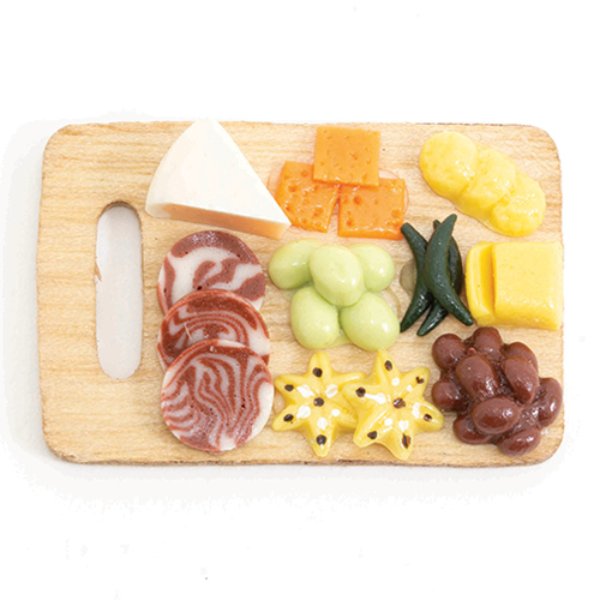 IM65714 Rectangular Charcuterie Board for Dollhouse Miniature