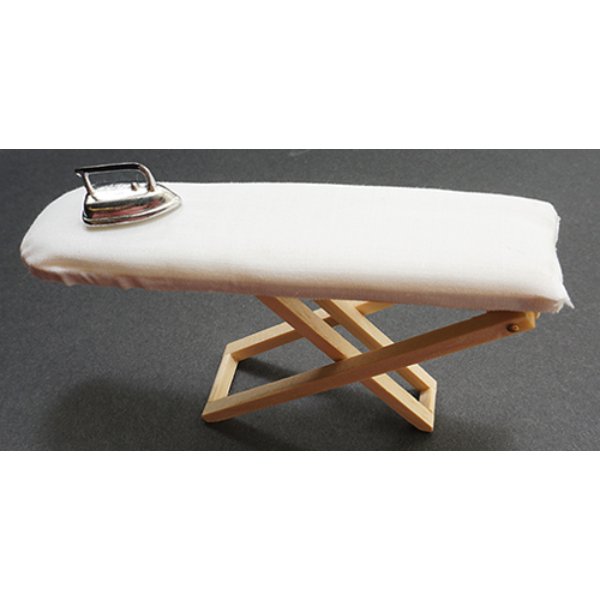 IM66080 Ironing Board with Iron for Dollhouse Miniature