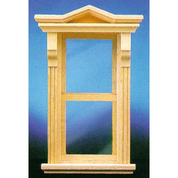 CLA75042 Victorian Nonworking Window for Dollhouse Miniature
