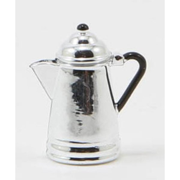 CB063SL Coffee Pot for Dollhouse Miniature - Silver
