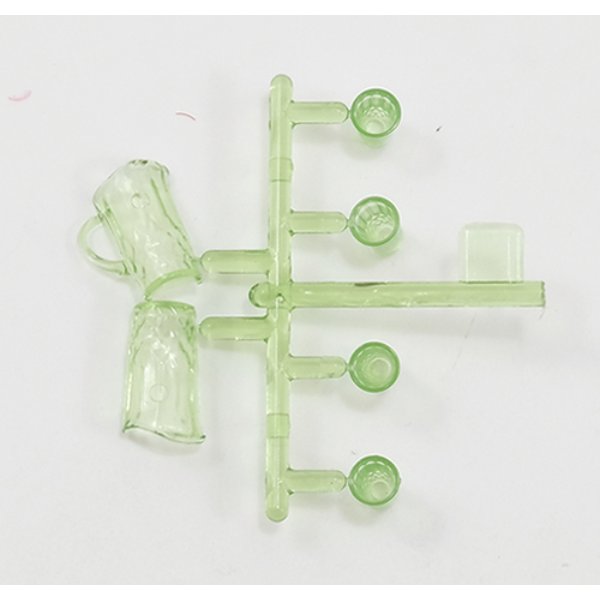 CB092G Green Pitcher with 4 Tumblers Kit for Dollhouse Miniature