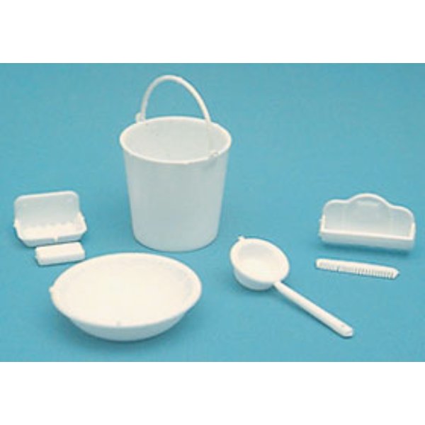 CB2703WH Sink Accessories for Dollhouse Miniature - White