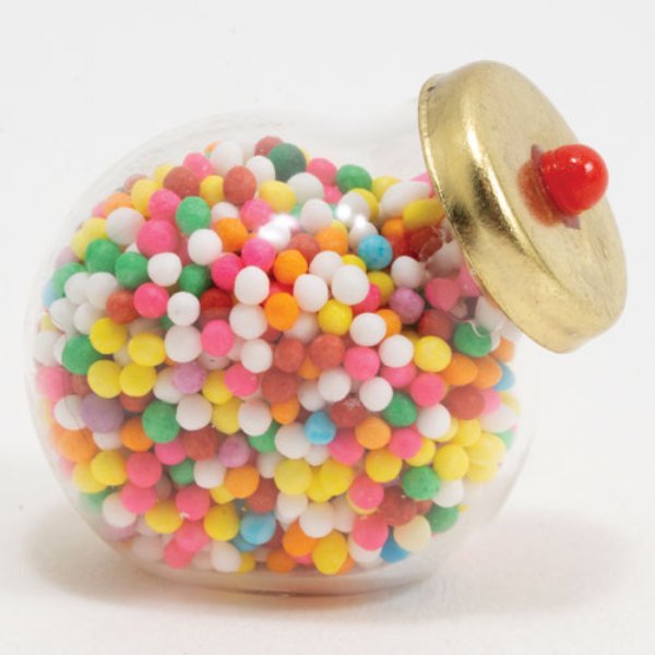 MUL1813B Jar of Candy for Dollhouse Miniature