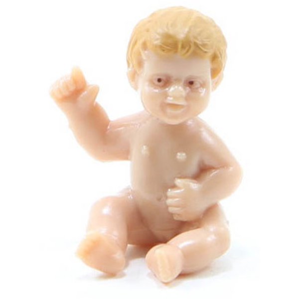 MUL2210D Sitting Baby for Dollhouse Miniature