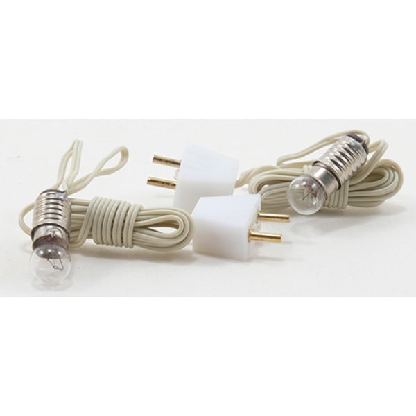 MH622 Bulbs with Sockets for Dollhouse Miniature - Pack of 2