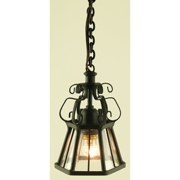 MH1016 Ornate Hanging Iron Lamp for Dollhouse Miniature