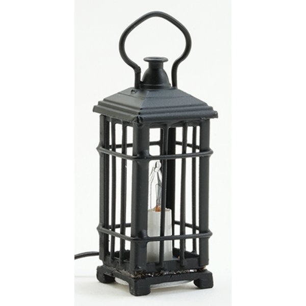 MH1062 Black Lantern for Dollhouse Miniature - 12V
