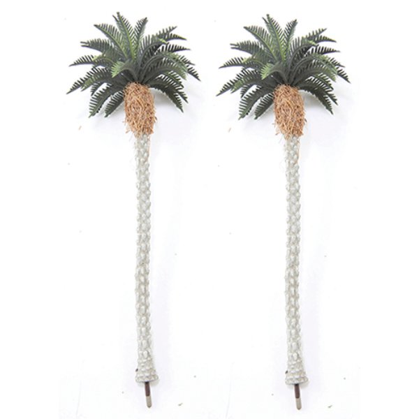 CA0552 7.75 in. Tropical Palm Trees for Dollhouse Miniature - 2 Piece
