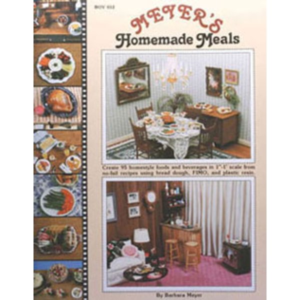 BOY012 Meyers Homemade Meals Book for Dollhouse Miniature