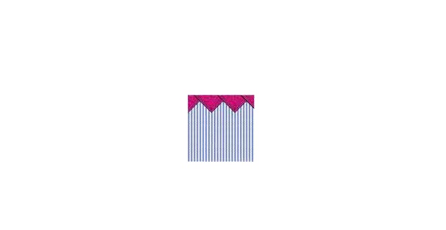 BPHCH110 0.5 in. Scale Wallpaper for Dollhouse Miniature - Bandana, 6 Piece