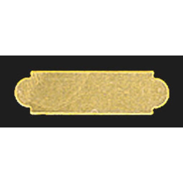 BLD134 Half Moon Push Plate for Dollhouse Miniatures