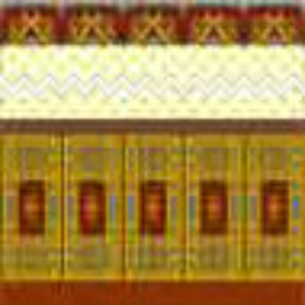 BP1VT308 Tripartite Wallpaper for Dollhouse Miniature - 6 Piece