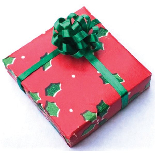 CLD605 Holly Christmas Gift for Dollhouse Miniature