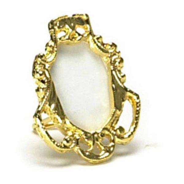 FCA1043 Small Gold Frame for Dollhouse Miniature