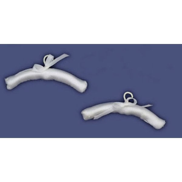 FCA1845WH Hanger for Dollhouse Miniature - White - 2 Piece
