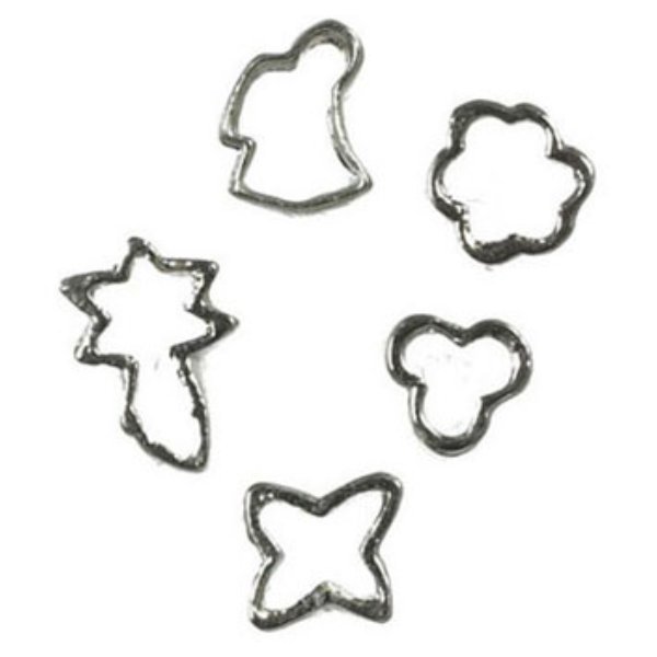 FCA2439B Cookie Cutter for Dollhouse Miniature - Set of 5