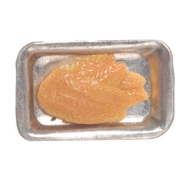 FCA2852 Salmon Filet Tray for Dollhouse Miniature - 2 Piece
