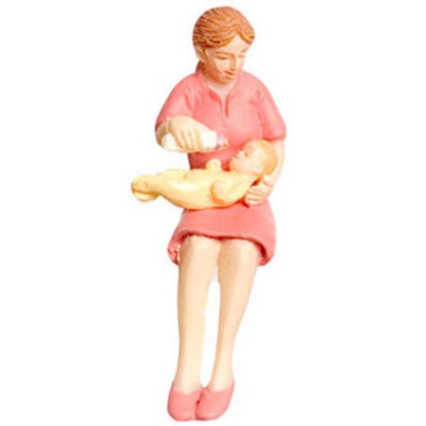 FCA3175 Mommy & Me for Dollhouse Miniature - Yellow