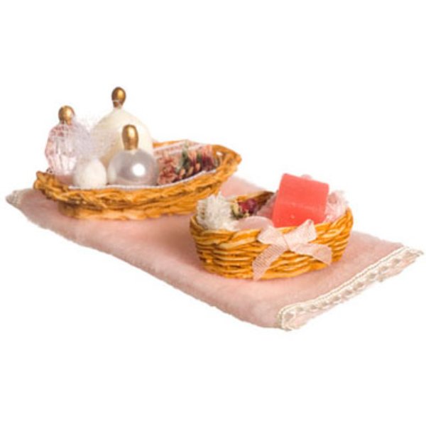 FCA3208PK Bathroom Accessories for Dollhouse Miniature - Pink