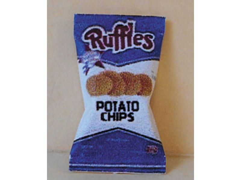 HR54098 Ruffles Potato Chips for Dollhouse Miniatures