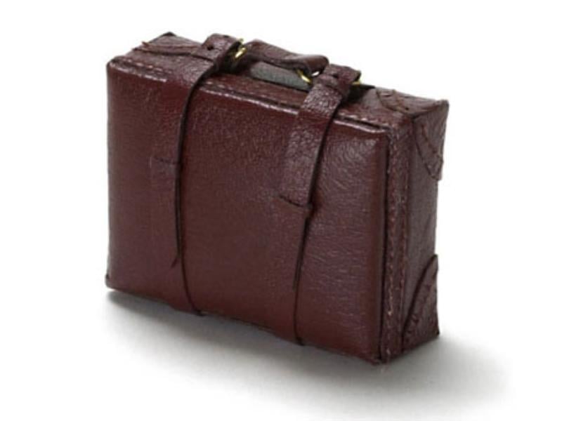 FCA1491 Medium Luggage Suitcase for Dollhouse Miniatures