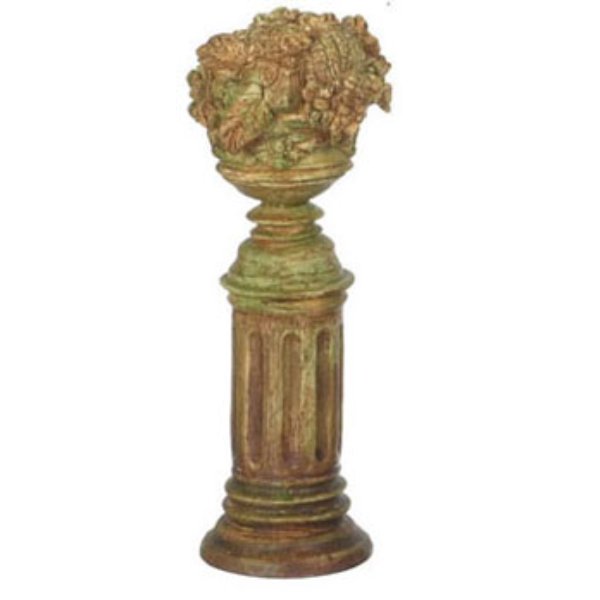 FCA1854AG 2 Piece Fruit & Pedestal for Dollhouse Miniature