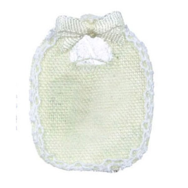 FCA2634YW Yellow Bib for Dollhouse Miniature - 2 Piece
