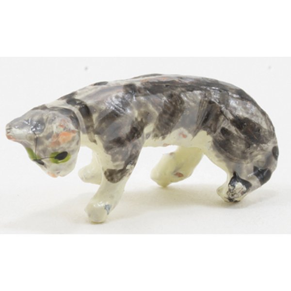 FCA4703G 0.25 in. Cat for Dollhouse Miniature - Gray