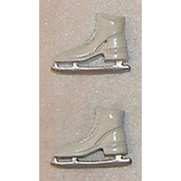 ISL25371 Modern Ice Skates for Dollhouse Miniature - White