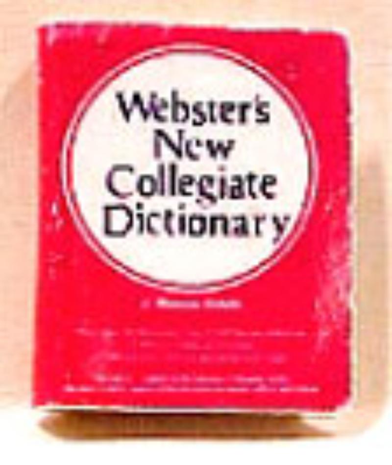 HR59806 Websters Dictionary for Dollhouse Miniature