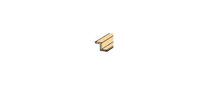 NE523 0.09 in. Zee Structural Shape for Dollhouse Miniature