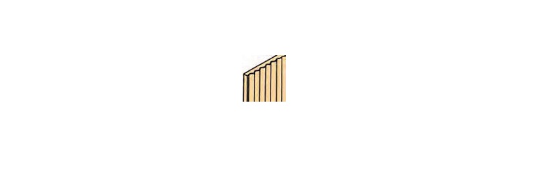 NE436 0.09 in. Corrugated Siding for Dollhouse Miniature