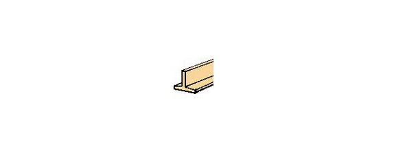 NE515 0.15 in. Tee Structural Shape for Dollhouse Miniature