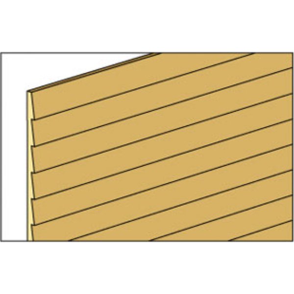 NE391 0.25 x 36 in. CLB836 Clapboard for Dollhouse Miniature
