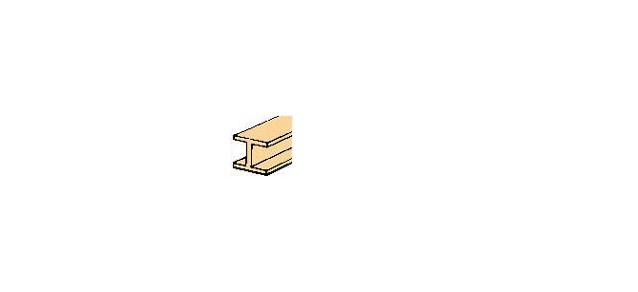 NE557 0.31 in. Column Structural Shape for Dollhouse Miniature