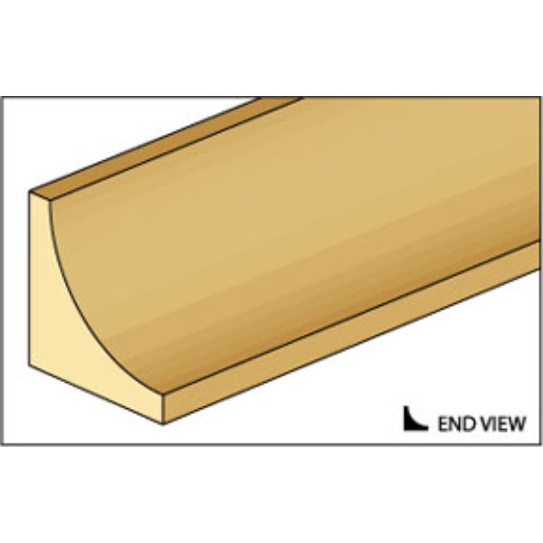 NE96 0.18 in. Cove for Dollhouse Miniature